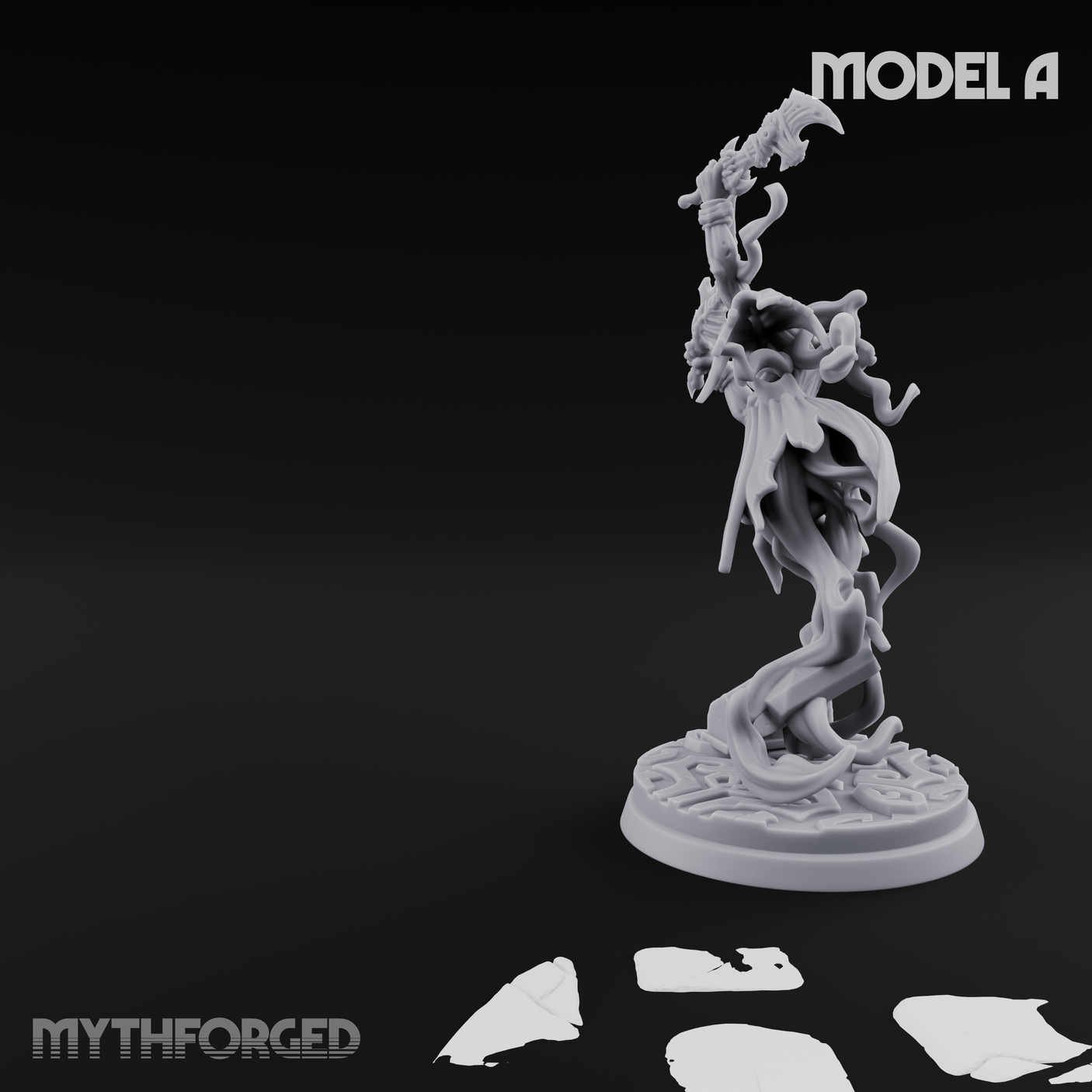 Clawing Through The Veil Specter Wraiths A Miniature for Dungeons and Dragons, Pathfinder or other TTRPGs