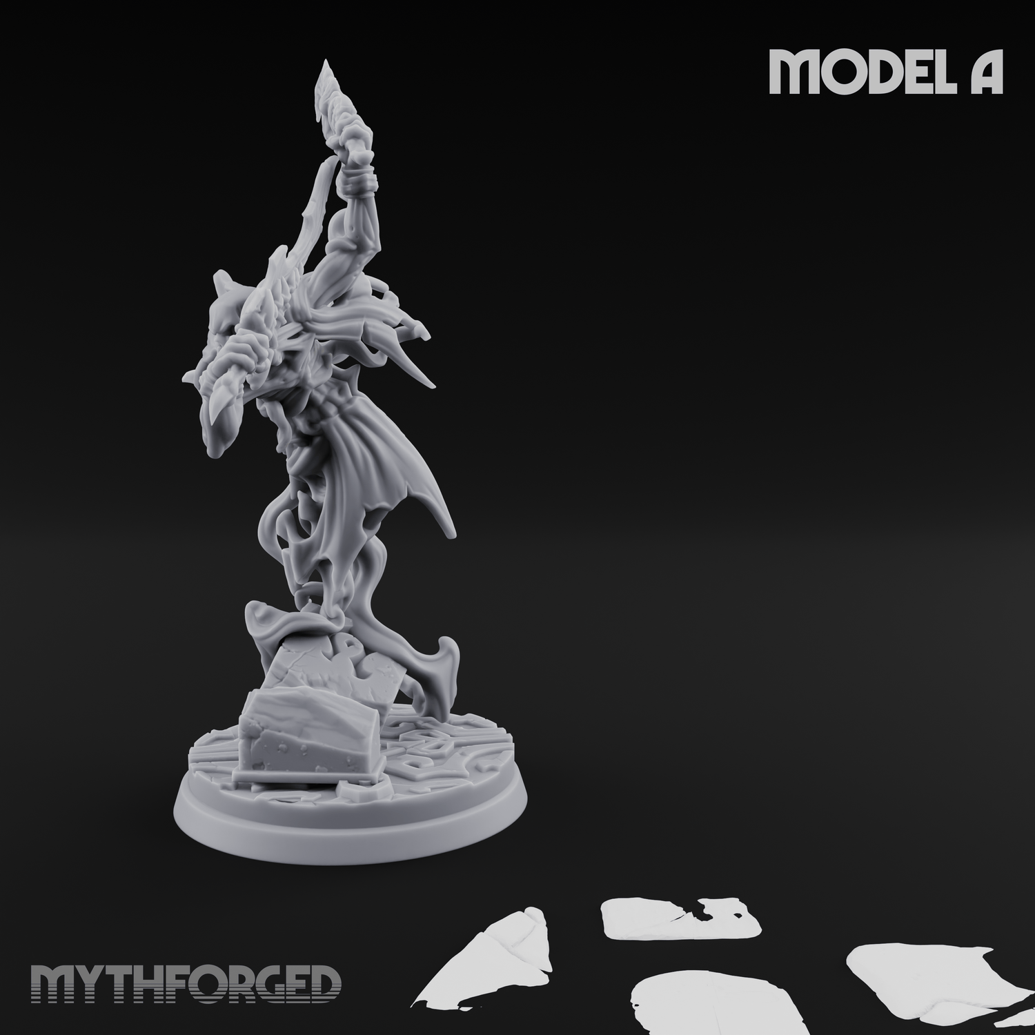 Clawing Through The Veil Specter Wraiths A Miniature for Dungeons and Dragons, Pathfinder or other TTRPGs