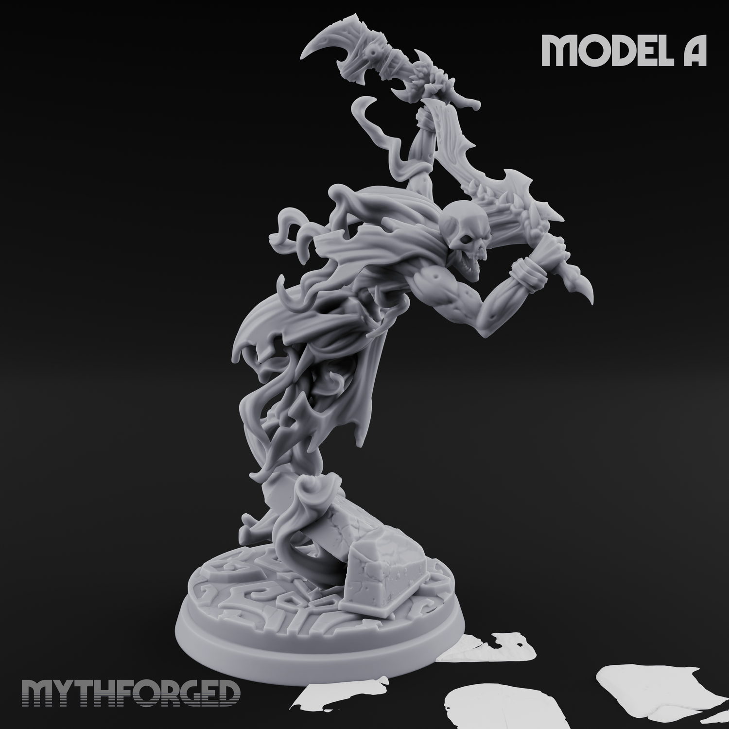 Clawing Through The Veil Specter Wraiths A Miniature for Dungeons and Dragons, Pathfinder or other TTRPGs