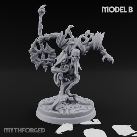 Clawing Through The Veil Specter Wraiths B Miniature for Dungeons and Dragons, Pathfinder or other TTRPGs