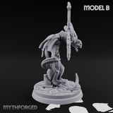 Clawing Through The Veil Specter Wraiths B Miniature for Dungeons and Dragons, Pathfinder or other TTRPGs