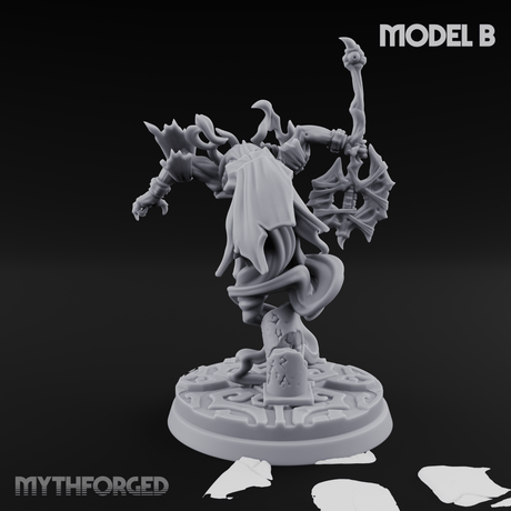 Clawing Through The Veil Specter Wraiths B Miniature for Dungeons and Dragons, Pathfinder or other TTRPGs