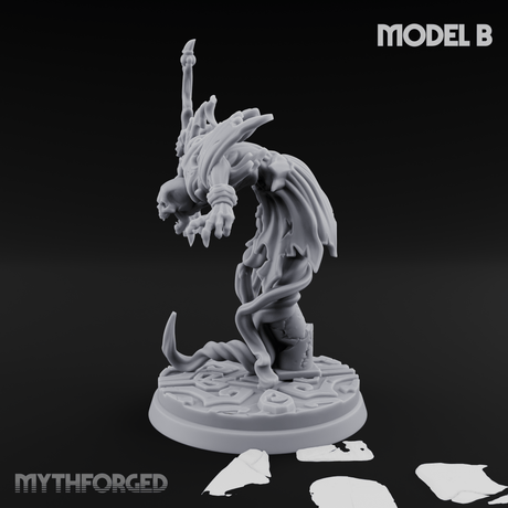 Clawing Through The Veil Specter Wraiths B Miniature for Dungeons and Dragons, Pathfinder or other TTRPGs