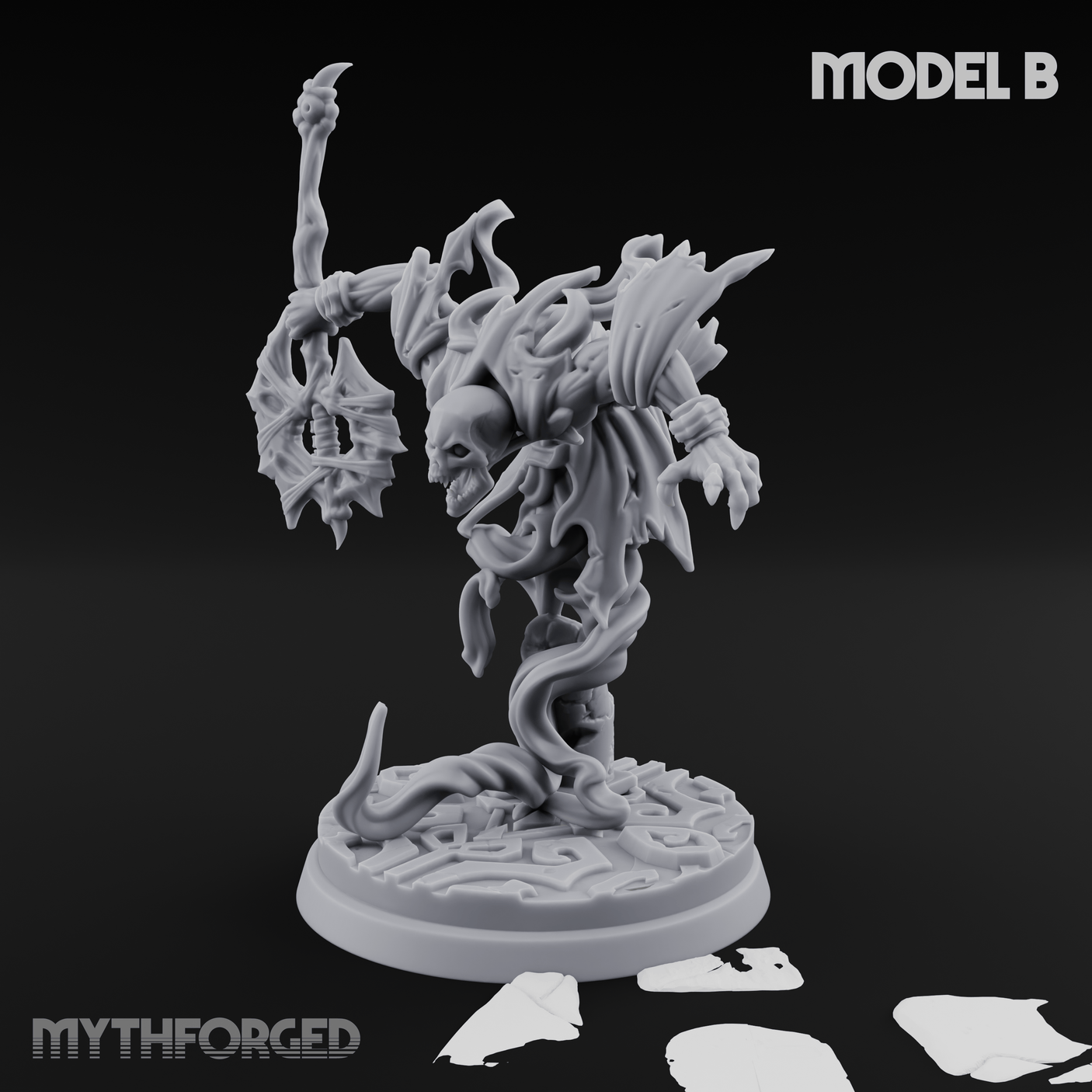 Clawing Through The Veil Specter Wraiths B Miniature for Dungeons and Dragons, Pathfinder or other TTRPGs