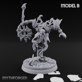 Clawing Through The Veil Specter Wraiths B Miniature for Dungeons and Dragons, Pathfinder or other TTRPGs