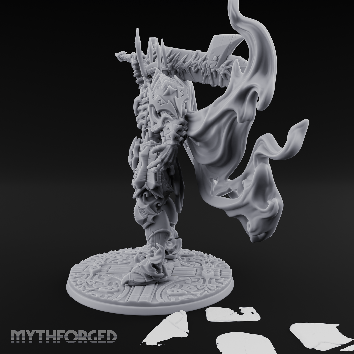 Robes Billowing Menacingly Specter Lord Miniature for Dungeons and Dragons, Pathfinder or other TTRPGs