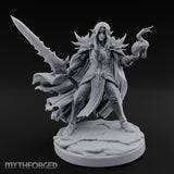 Spell And Sword Wielding Elf Spellblade — 75mm