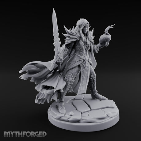 Spell And Sword Wielding Elf Spellblade gallery 4