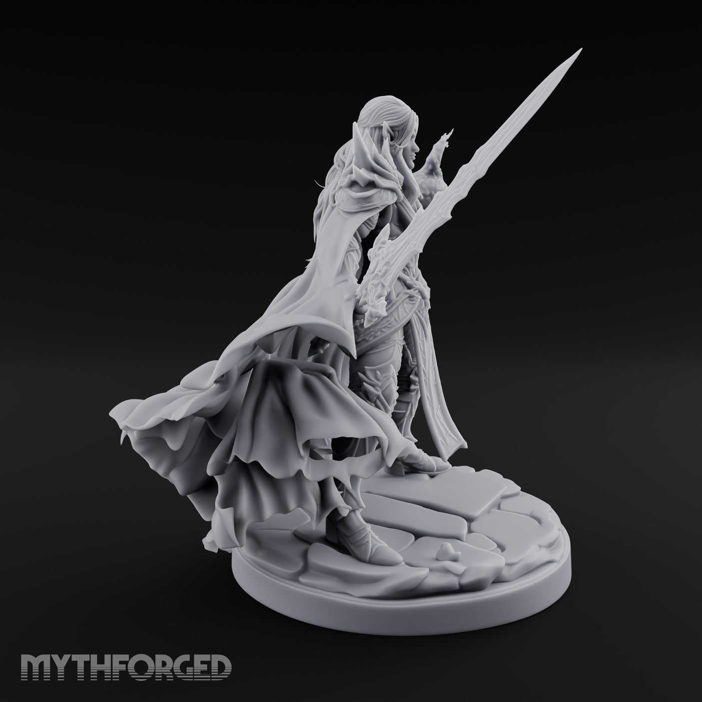 Spell And Sword Wielding Elf Spellblade gallery 5