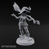 Spell Slinging Human Witch Miniature for Dungeons and Dragons, Pathfinder or other TTRPGs
