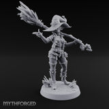Spell Slinging Human Witch Miniature for Dungeons and Dragons, Pathfinder or other TTRPGs