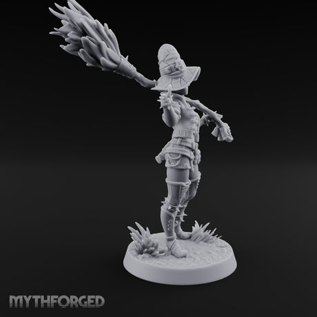 Spell Slinging Human Witch Miniature for Dungeons and Dragons, Pathfinder or other TTRPGs