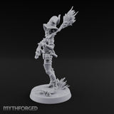 Spell Slinging Human Witch Miniature for Dungeons and Dragons, Pathfinder or other TTRPGs