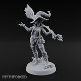 Spell Slinging Human Witch Miniature for Dungeons and Dragons, Pathfinder or other TTRPGs