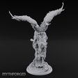 Wings Spread Wide Sphinx Ancient Guardian Miniature for Dungeons and Dragons, Pathfinder or other TTRPGs
