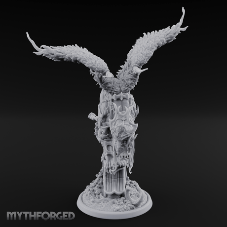 Wings Spread Wide Sphinx Ancient Guardian Miniature for Dungeons and Dragons, Pathfinder or other TTRPGs