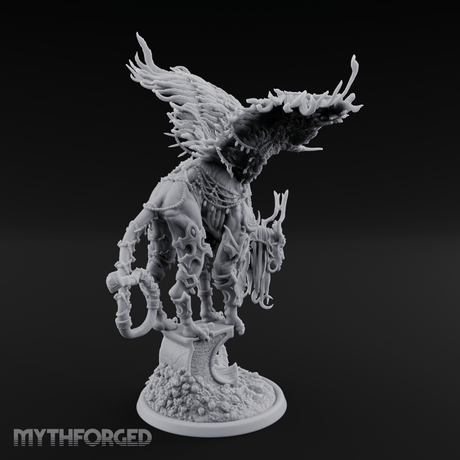 Wings Spread Wide Sphinx Ancient Guardian Miniature for Dungeons and Dragons, Pathfinder or other TTRPGs