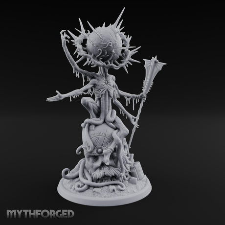 Spike Headed Staff Wielding Demon Witch gallery 1