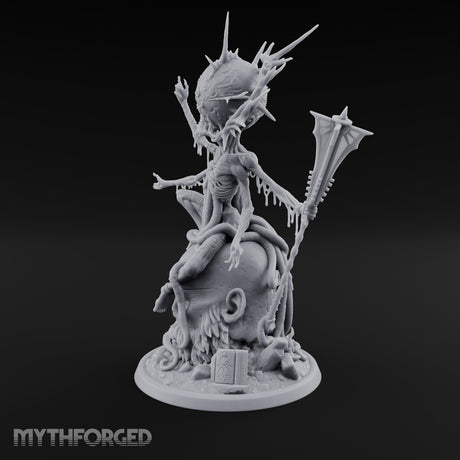 Spike Headed Staff Wielding Demon Witch gallery 13