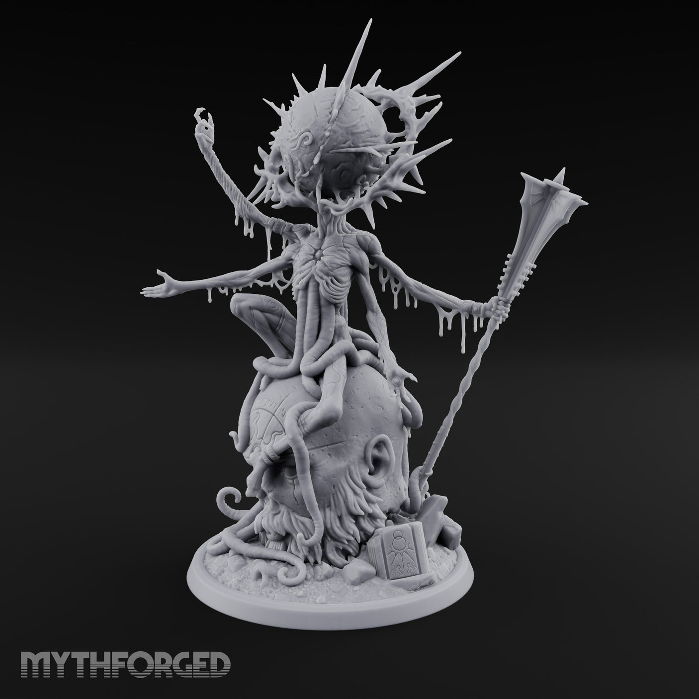 Spike Headed Staff Wielding Demon Witch gallery 15