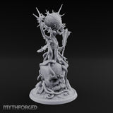 Spike Headed Staff Wielding Demon Witch gallery 3