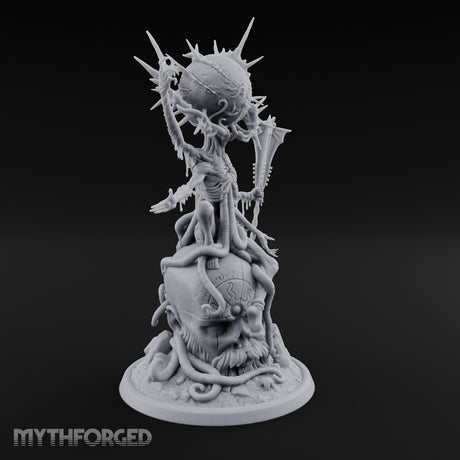 Spike Headed Staff Wielding Demon Witch gallery 3