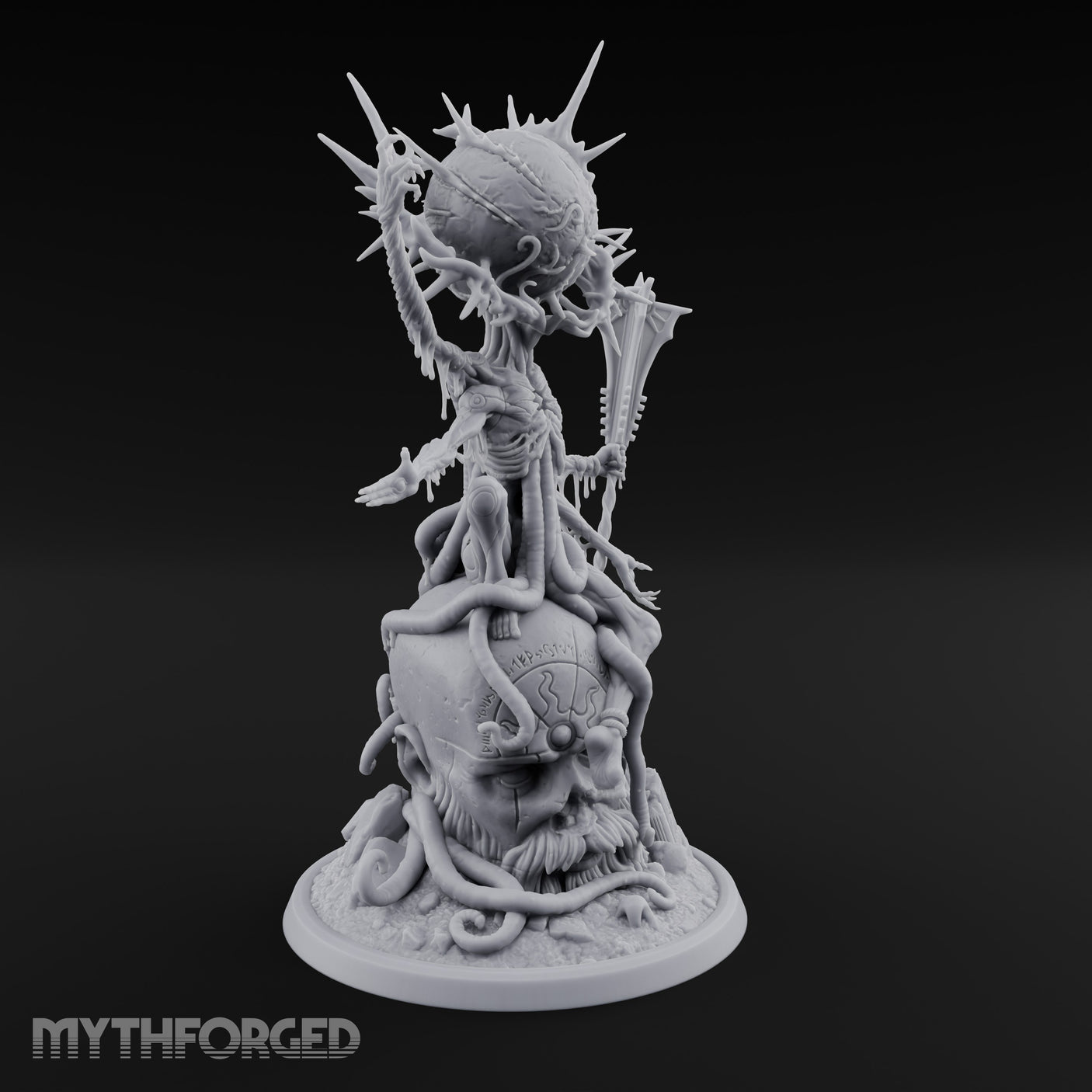 Spike Headed Staff Wielding Demon Witch gallery 4