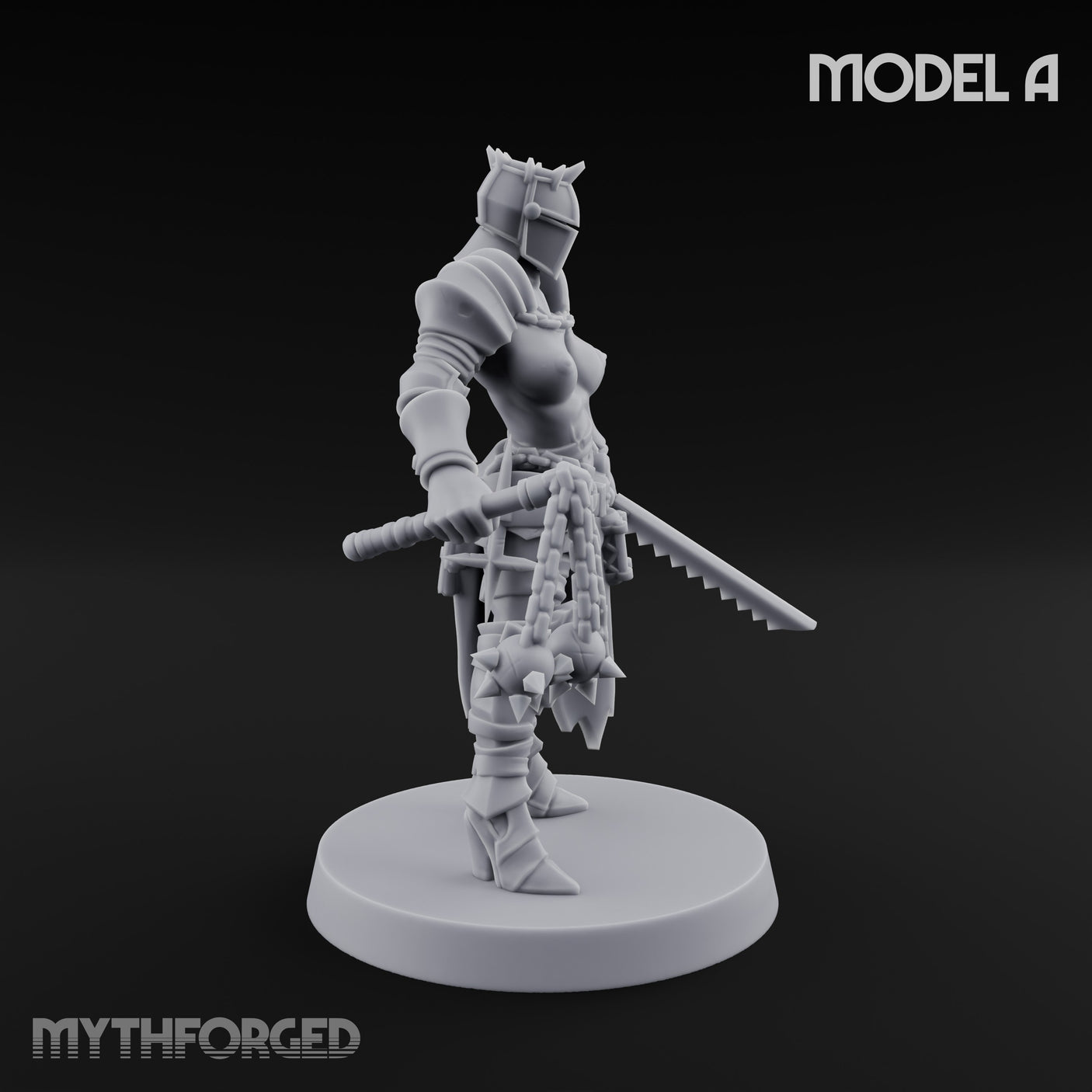 Spike Helmed Mace Swinging Anointed Warrior A gallery 10