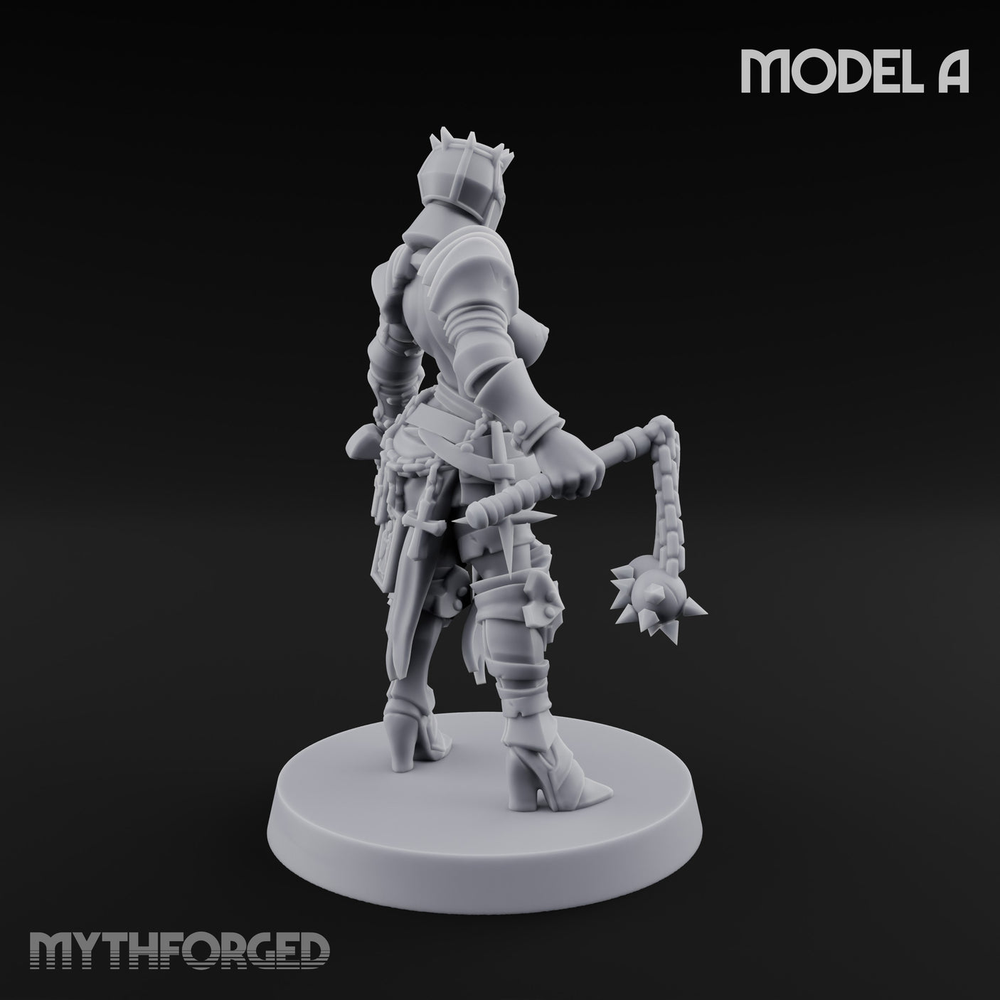 Spike Helmed Mace Swinging Anointed Warrior A gallery 14
