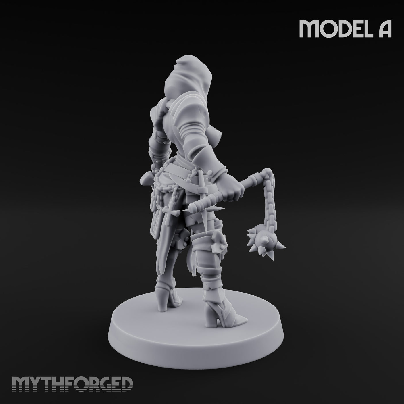 Spike Helmed Mace Swinging Anointed Warrior A gallery 15
