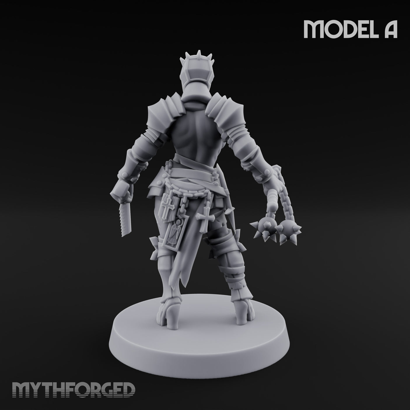 Spike Helmed Mace Swinging Anointed Warrior A gallery 18