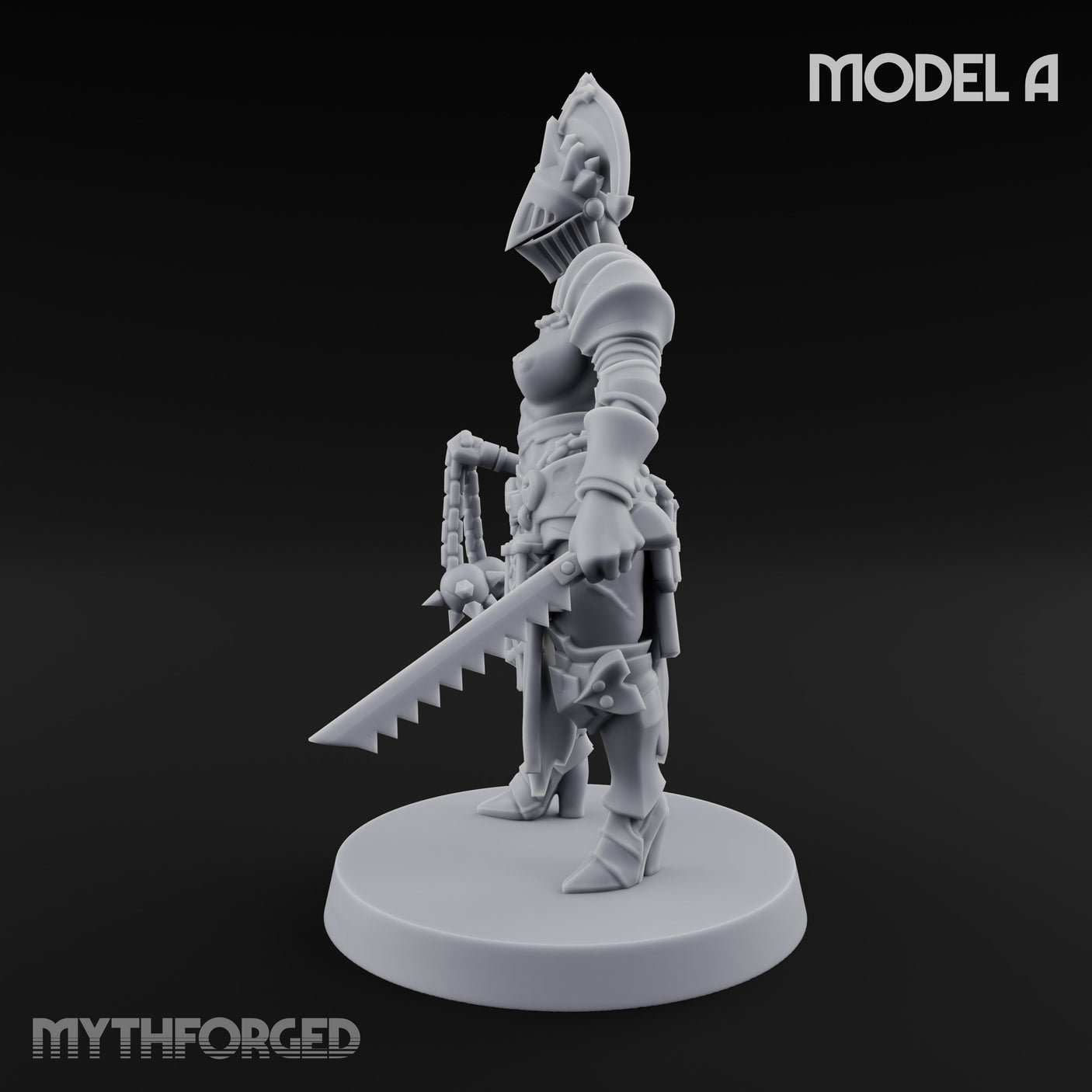 Spike Helmed Mace Swinging Anointed Warrior A gallery 28