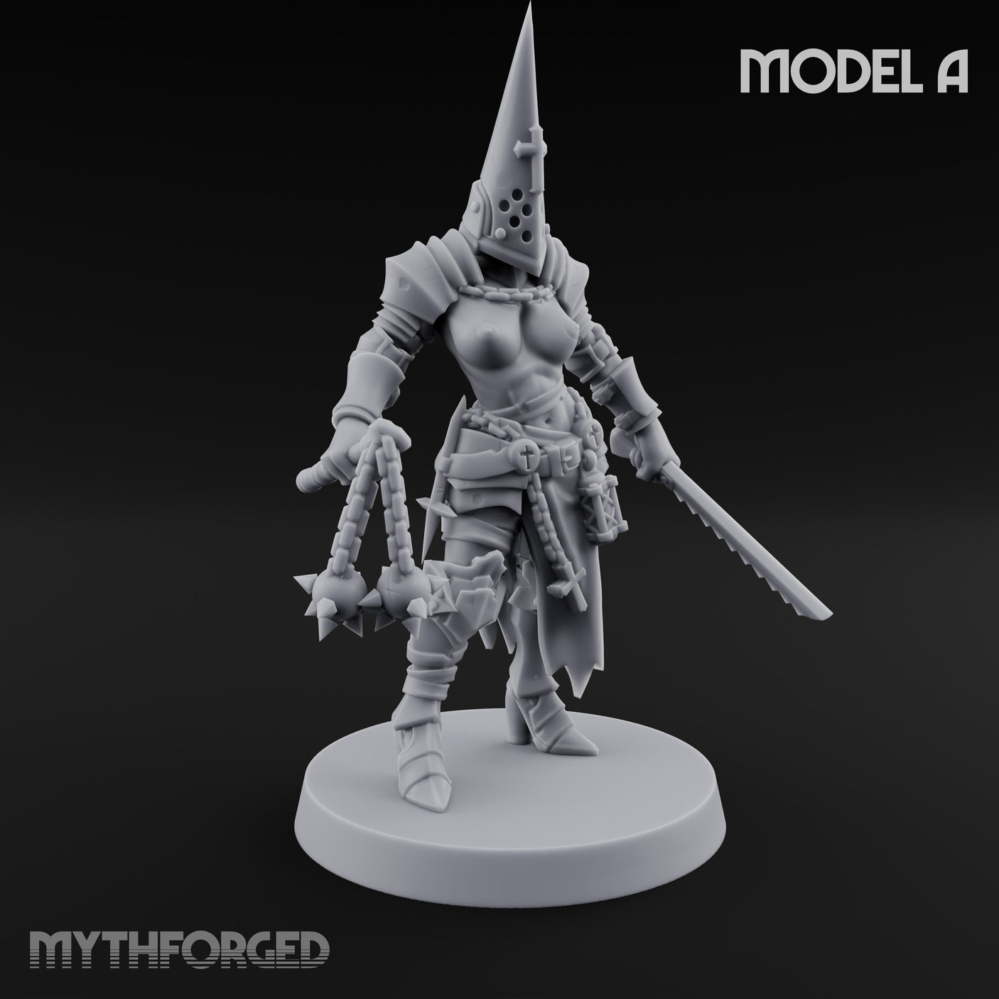 Spike Helmed Mace Swinging Anointed Warrior A gallery 5