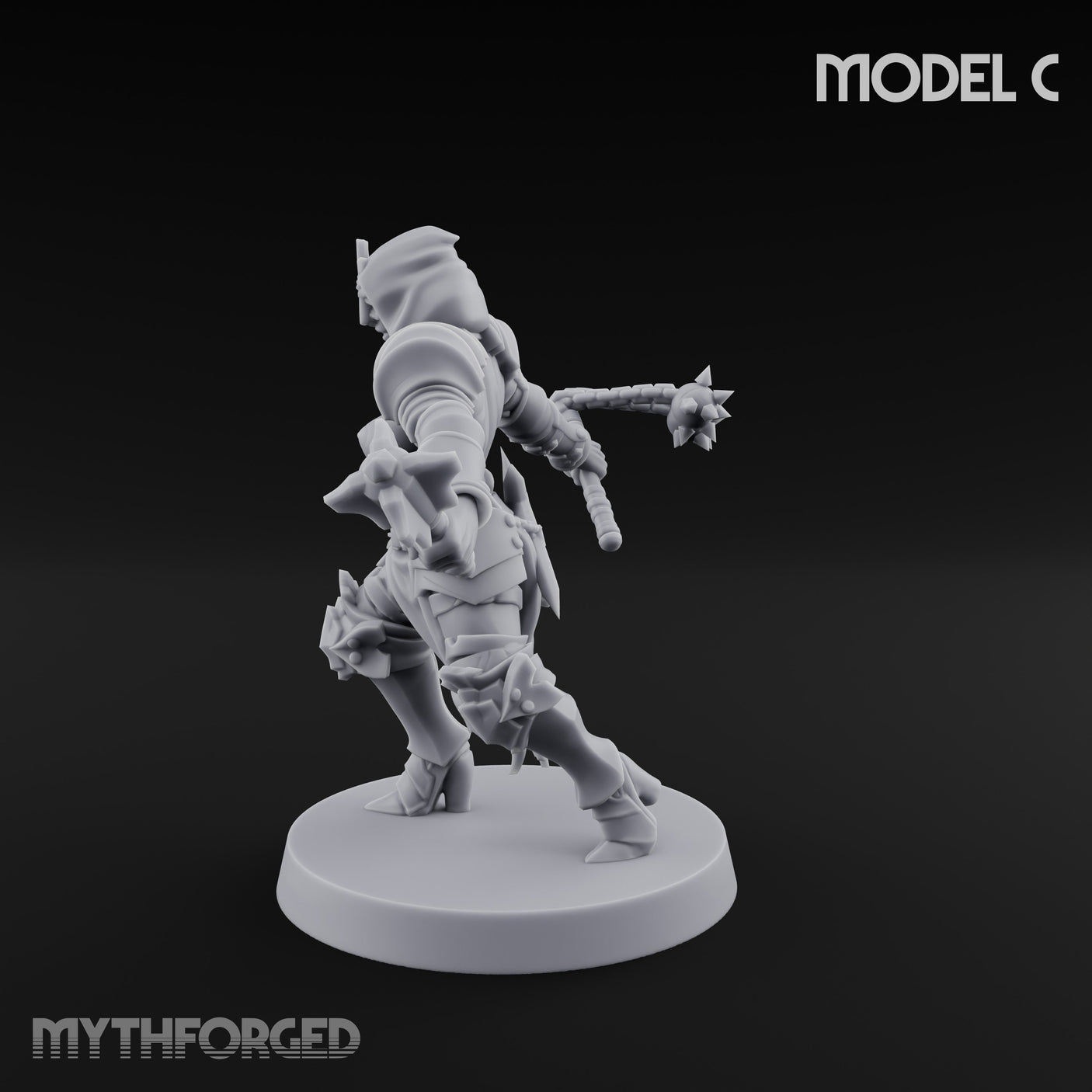 Spike Helmed Mace Swinging Anointed Warrior C gallery 27