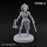 Spike Helmed Weapon Wielding Stigmatic Nun A — Knight
