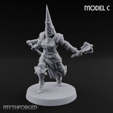 Spike Helmed Weapon Wielding Stigmatic Nun C — Capirote