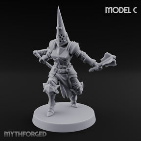 Spike Helmed Weapon Wielding Stigmatic Nun C — Capirote