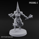 Spike Helmed Weapon Wielding Stigmatic Nun C gallery 1