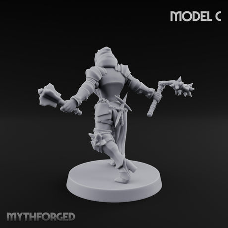 Spike Helmed Weapon Wielding Stigmatic Nun C gallery 23