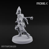 Spike Helmed Weapon Wielding Stigmatic Nun C gallery 28