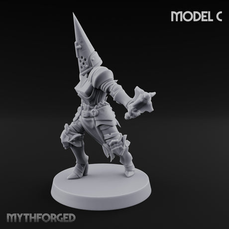 Spike Helmed Weapon Wielding Stigmatic Nun C gallery 29