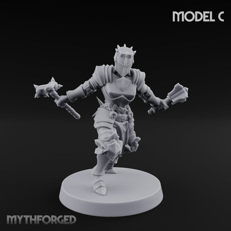 Spike Helmed Weapon Wielding Stigmatic Nun C gallery 6