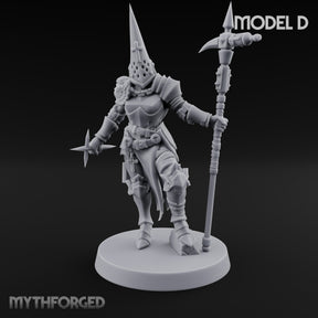 Spike Helmed Weapon Wielding Stigmatic Nun D — Capirote