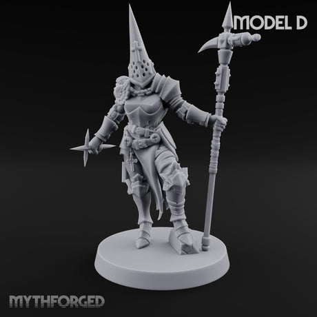 Spike Helmed Weapon Wielding Stigmatic Nun D — Capirote