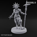 Spike Helmed Weapon Wielding Stigmatic Nun D — Hood