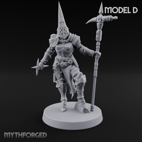 Spike Helmed Weapon Wielding Stigmatic Nun D gallery 1