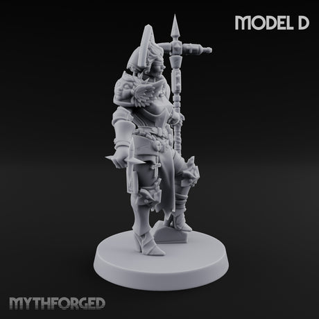 Spike Helmed Weapon Wielding Stigmatic Nun D gallery 10