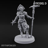 Spike Helmed Weapon Wielding Stigmatic Nun D gallery 2