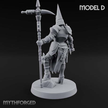 Spike Helmed Weapon Wielding Stigmatic Nun D gallery 21