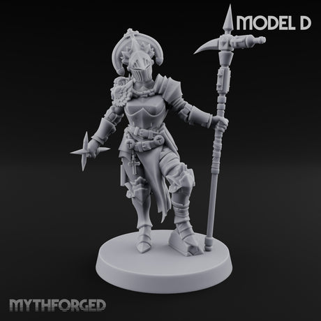 Spike Helmed Weapon Wielding Stigmatic Nun D gallery 4